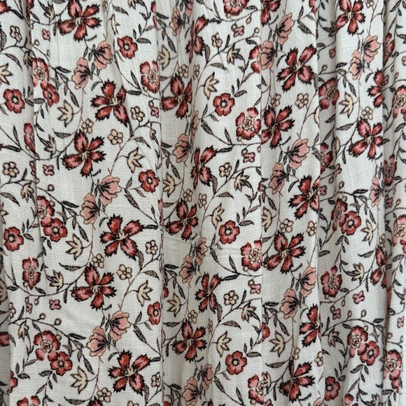 Max Studio Floral Smocked Ruffled Maxi Dress Multicolor Stretchy, Medium NWT - Picture 3 of 9